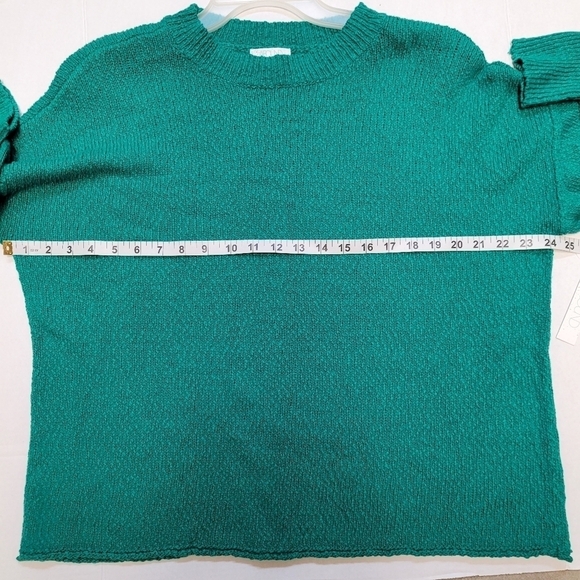Abound Green Drop Shoulder Knit Sweater Top - Picture 9 of 11